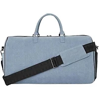 SPRAYGROUND: DENIM SHARK DUFFLE