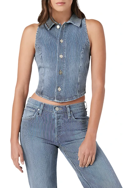 HUDSON: RAILROAD STRIPE VEST