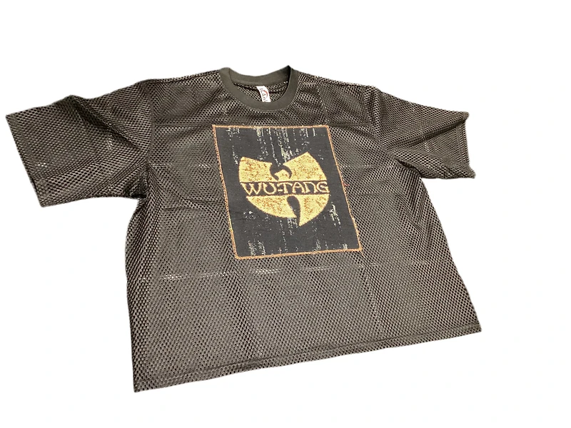 Angel gentle:Wu-Tang mesh tapestry top