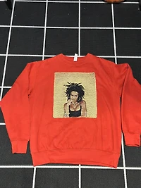 ANGEL GENTLE: TAPESTRY SWEATER- TERRACOTTA