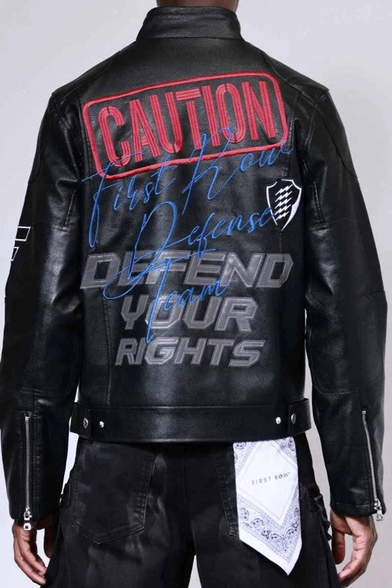 FIRST ROW: CAUTION NOT SO QUIET RACING JACKET