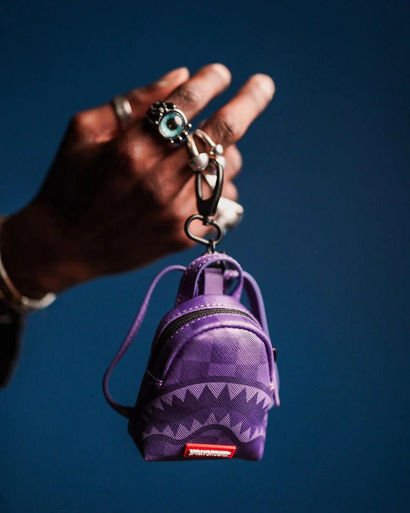 SPRAYGROUND: ALL SYSTEMS GO SHARKS IN PARIS KEYCHAIN