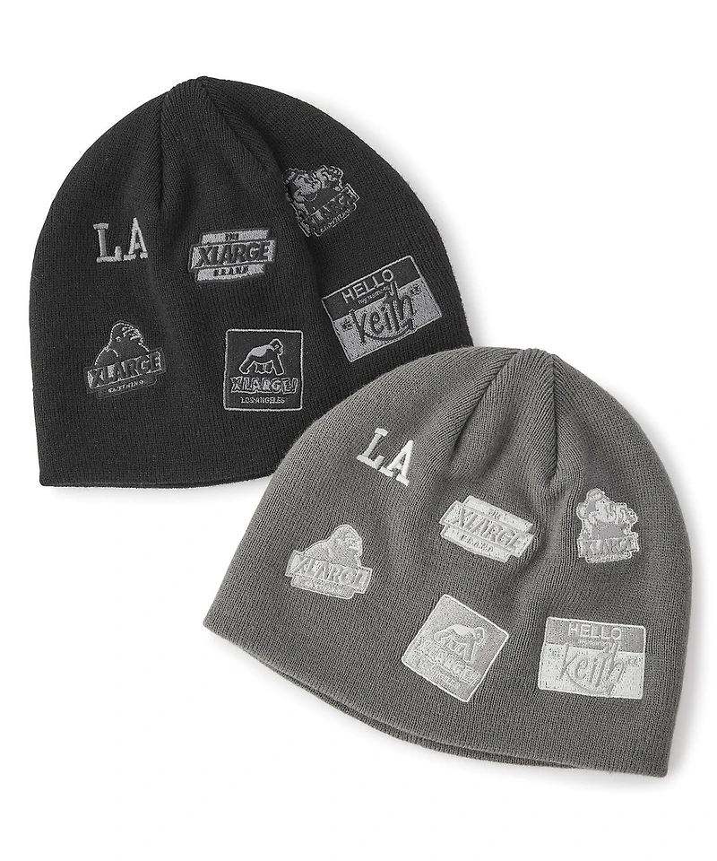 XLARGE: VARIOUS LOGO SINGLE BEANIE