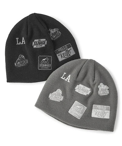 XLARGE: VARIOUS LOGO SINGLE BEANIE