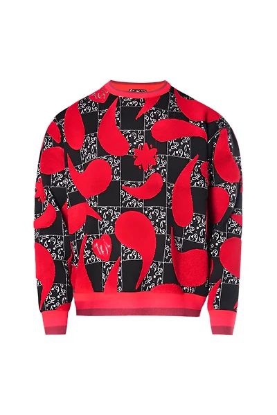 HIDEOUT CLOTHING:TOWEL BIG PAISLEY SWEATER