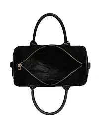TOTE & CARRY: BLACK VELVET DUFFEL