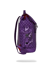 SPRAYGROUND: ALL SYSTEMS GO PURPLE SHARKS IN PARIS MONTE CARLO BACKPACK