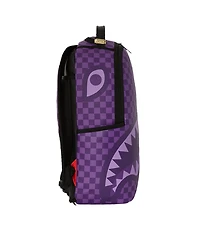 SPRAYGROUND: ALL SYSTEMS GO PURPLE SHARKS IN PARIS DLXSV BACKPACK