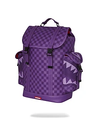 SPRAYGROUND: ALL SYSTEMS GO PURPLE SHARKS IN PARIS MONTE CARLO BACKPACK