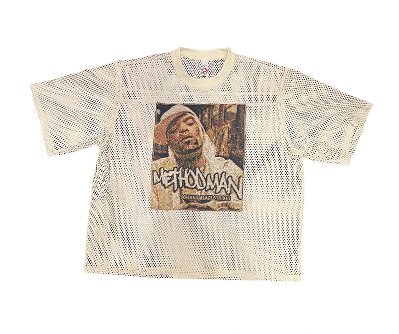Angel gentle:Method Man mesh jersey shirt
