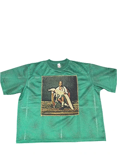 ANGEL GENTLE: DOECHII TAPESTRY JERSEY TOP