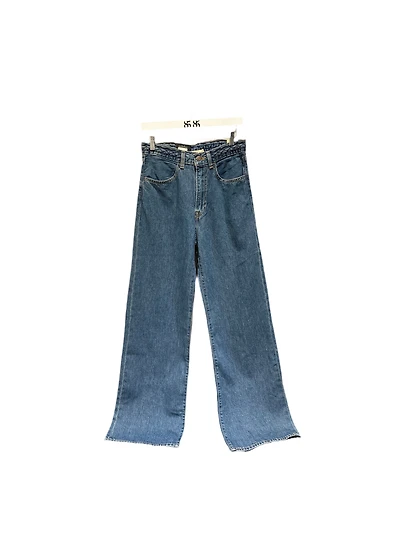 LEVIS: BRAIDED RIBCAGE WIDE LEG JEANS