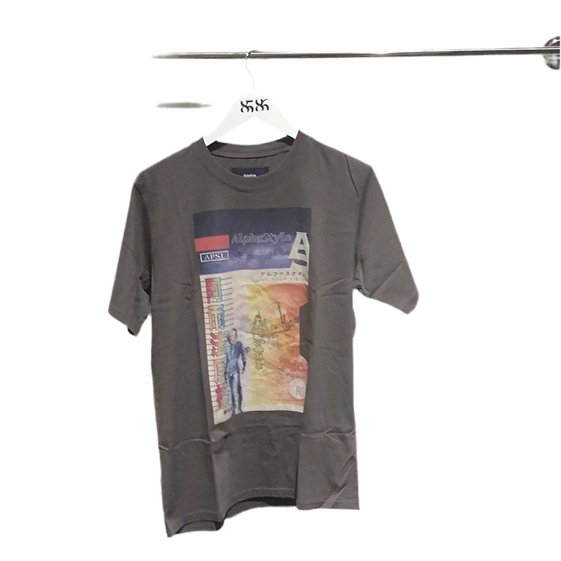 ALPHASTYLE: KARAKA ROCKET PRINT TEE