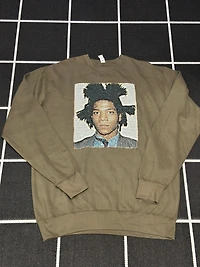 ANGEL GENTLE: TAPESTRY SWEATER- OLIVE