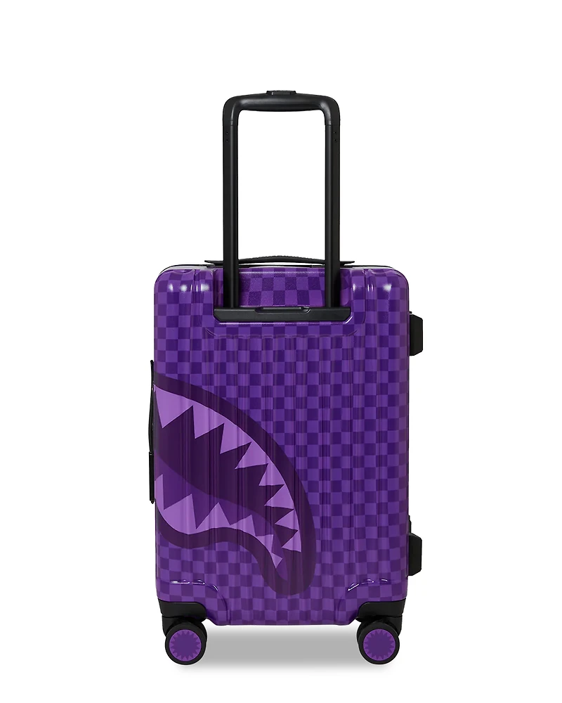 SPRAYGROUND: ALL SYSTEMS GO PURPLE SHARKS IN PARIS CARRY-ON LUGGAGE
