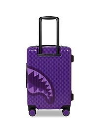SPRAYGROUND: ALL SYSTEMS GO PURPLE SHARKS IN PARIS CARRY-ON LUGGAGE