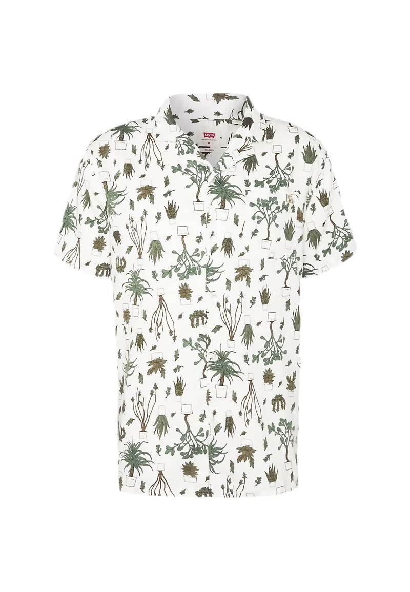 LEVIS: CUBANO CACTUS PRINT SHORT SLEEVE SHIRT