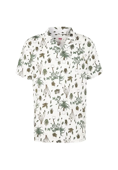 LEVIS: CUBANO CACTUS PRINT SHORT SLEEVE SHIRT