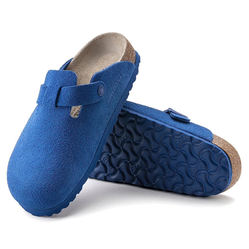 BIRKENSTOCK: BOSTON SUEDE LEATHER CLOG