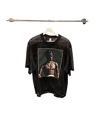 ANGEL GENTLE: TAPESTRY TRAVIS SCOTT MESH TOP