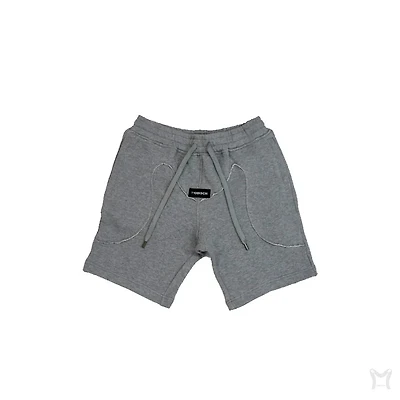MODISCH: Engraved Logo shorts
