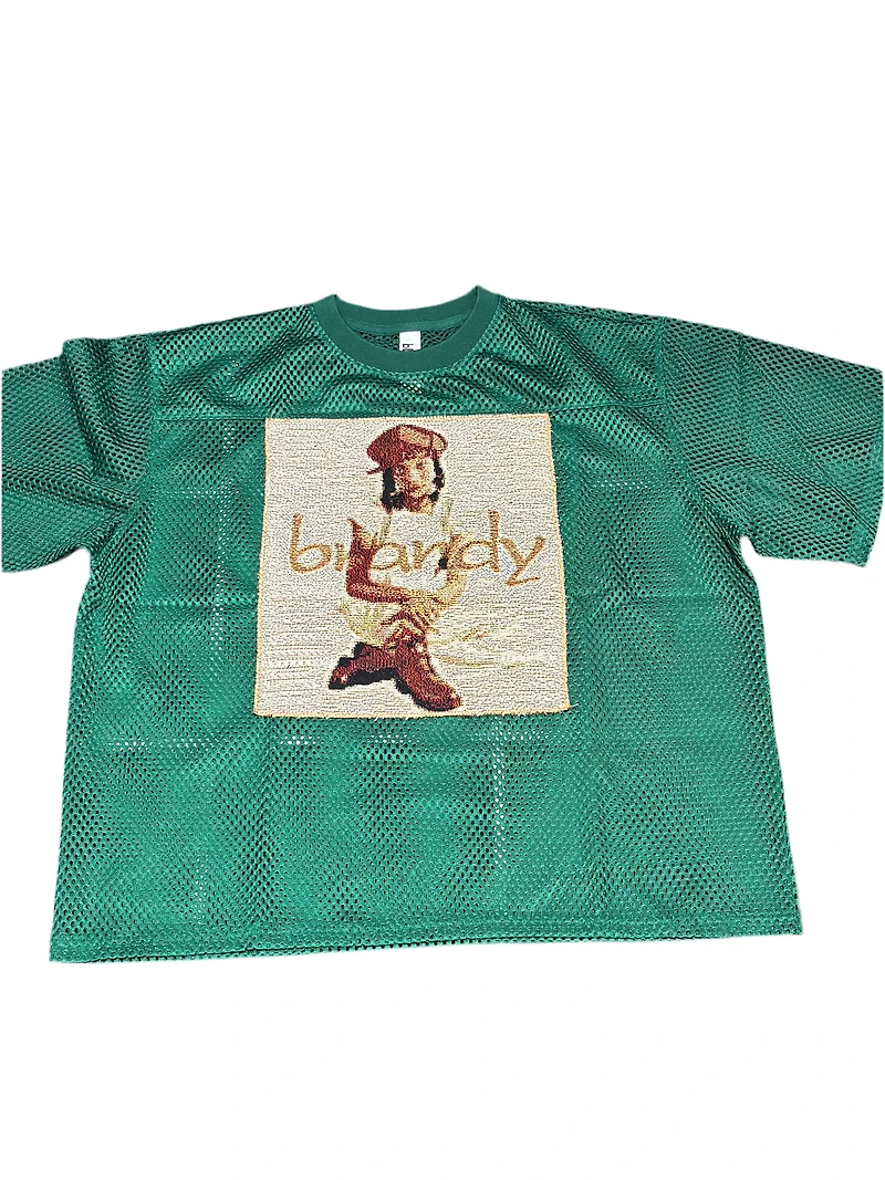 ANGEL GENTLE: BRANDY TAPESTRY JERSEY TOP