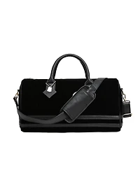 TOTE & CARRY: BLACK VELVET DUFFEL