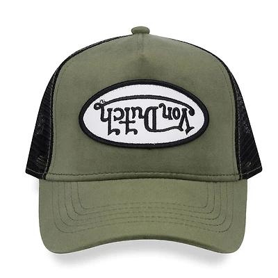 VON DUTCH GREEN TRUCKER WITH LOGO