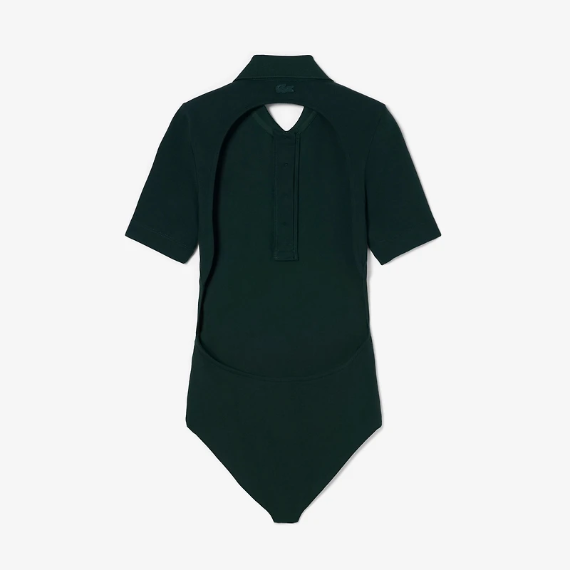 Lacoste Women's Runway Mini Piqué Polo Bodysuit