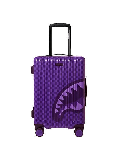 SPRAYGROUND: ALL SYSTEMS GO PURPLE SHARKS IN PARIS CARRY-ON LUGGAGE