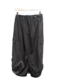 8586: PARACHUTE DRAWSTRING CARGO SKIRT