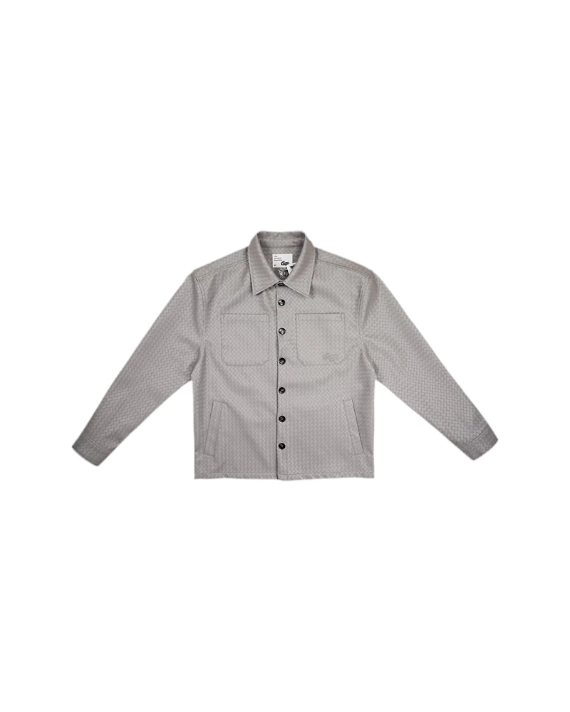 EPTM: MATEO WOVEN FAUX LEATHER SHIRT JACKET