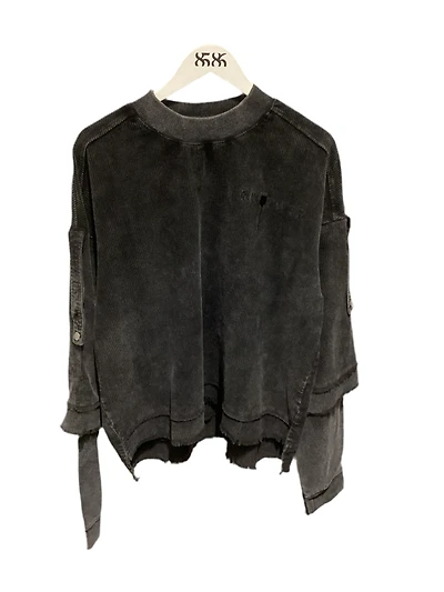 KNOTWTR: CORDUROY LONG SLEEVE TOP