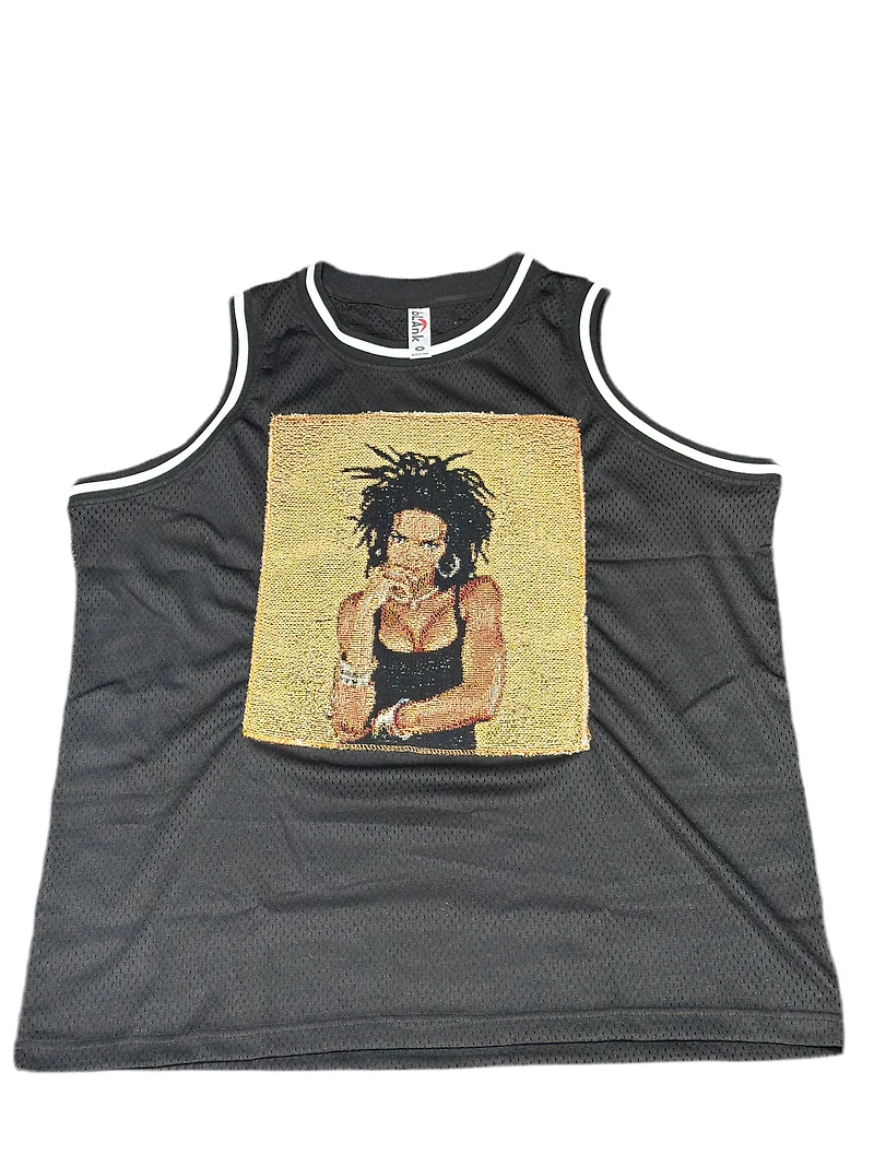 ANGEL GENTLE: LAURYN JERSEY MESH TANK
