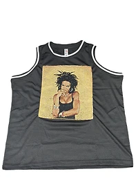 ANGEL GENTLE: LAURYN JERSEY MESH TANK