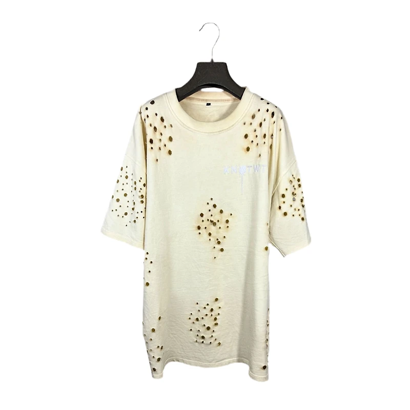 KNOTWTR: DISTRESSED HEAVY WEIGHT TEE
