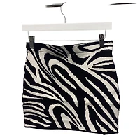 8586: ZEBRA PRINT MINI SKIRT