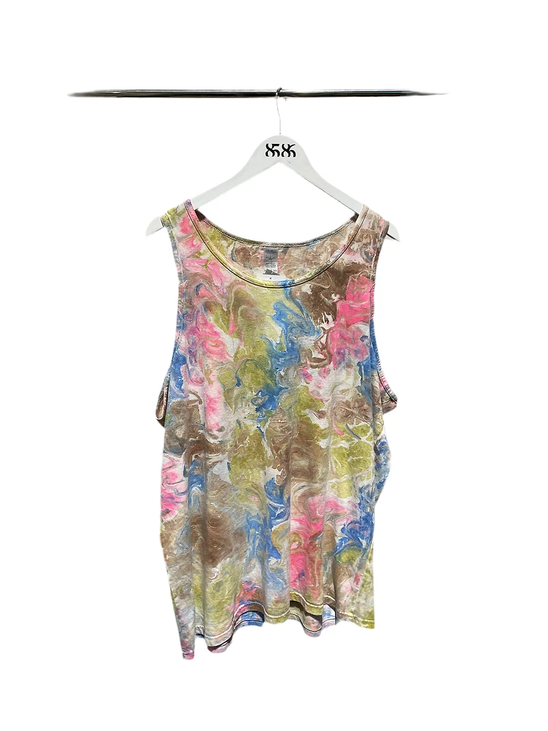 MARBLE WASH TIE DYE TANK