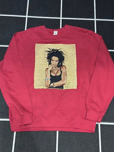 ANGEL GENTLE: TAPESTRY SWEATER- BURGUNDY