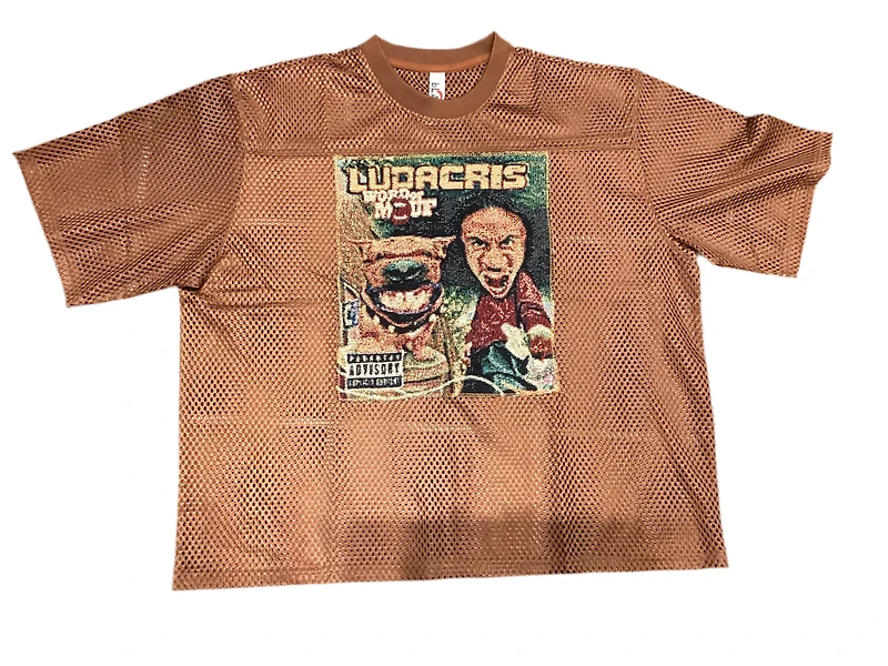 Angel Gentle: Ludacris tapestry Mesh top