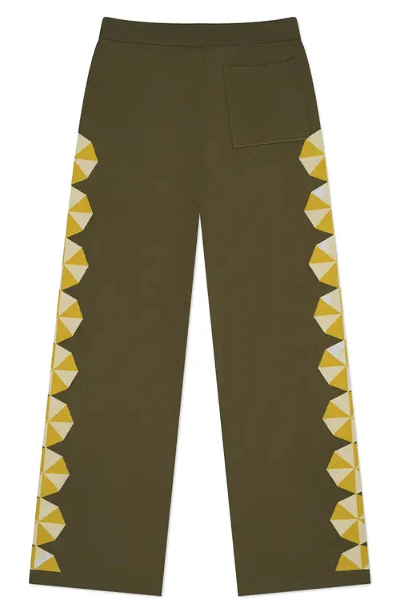 MAVRANS: GREEN UMBRELLA KNIT PANT