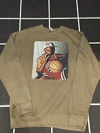 ANGEL GENTLE: TAPESTRY SWEATER- OLIVE