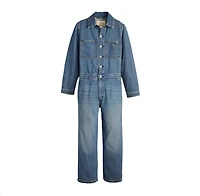 LEVIS: LINEN+ DENIM ICONIC JUMPSUIT