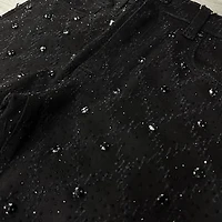 VICIOUS DENIM : EMBELLISHED STACKED JEANS