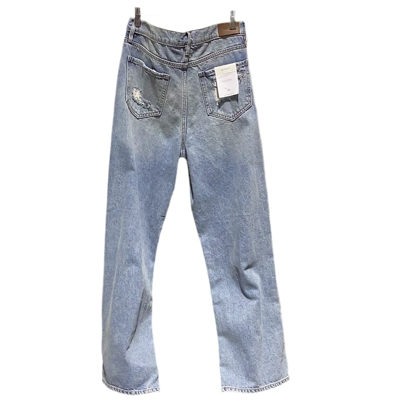 HIDDEN: Distressed Straight Leg Jeans
