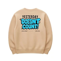 UMBRELLA BY J FRENCH: YESTERDAY DOESN’T COUNT CREWNECK