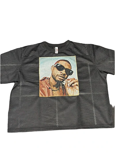 ANGEL GENTLE: USHER TAPESTRY JERSEY TOP