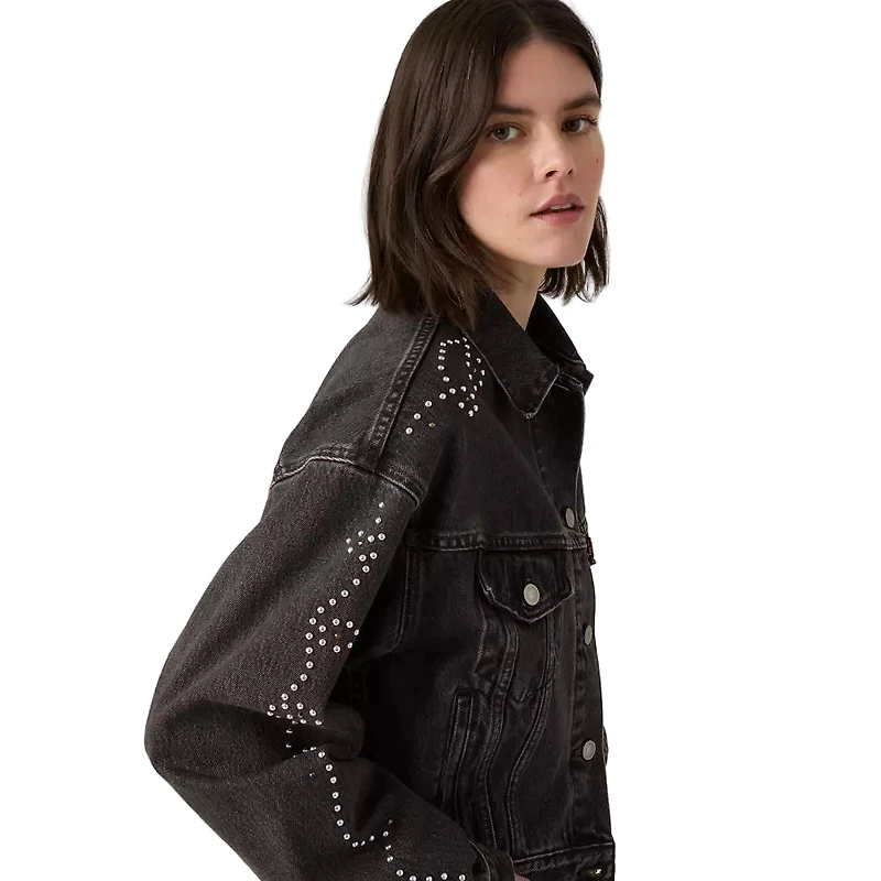 LEVIS: 90s BEJEWLED TRUCKER JACKET
