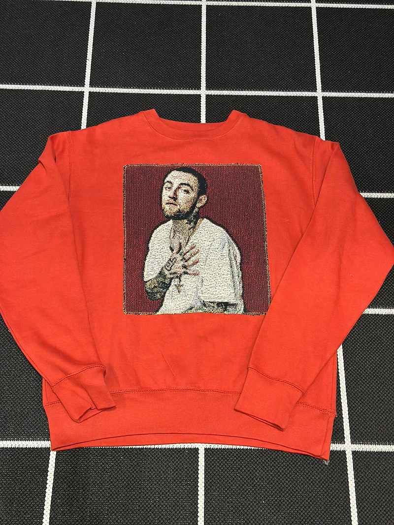 ANGEL GENTLE: TAPESTRY SWEATER- TERRACOTTA