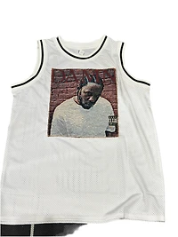 ANGEL GENTLE: KENDRICK JERSEY MESH TAPESTRY TANK